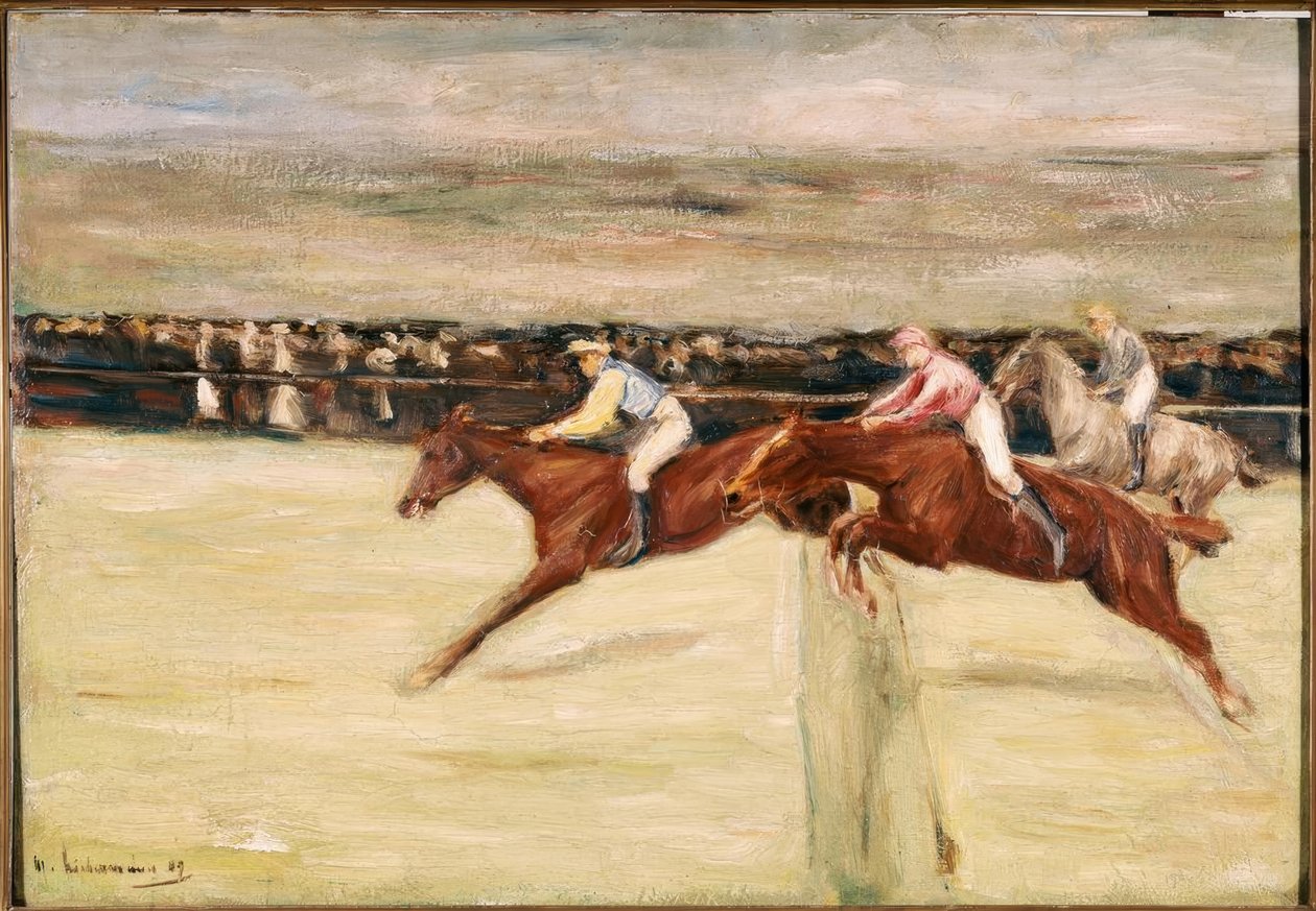 Hästkapplöpning i cascinerna av Max Liebermann