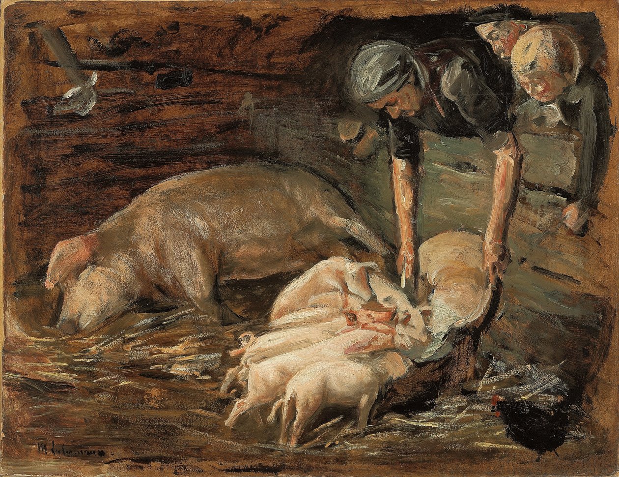 Grisstia, plantskola; Grisstia, plantskola, 1887 av Max Liebermann