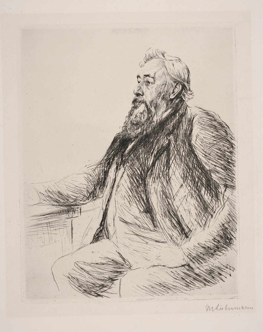Porträtt av Brinckmann av Max Liebermann