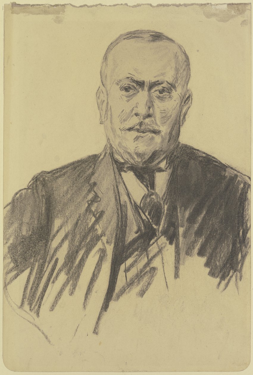 Porträtt av en man av Max Liebermann