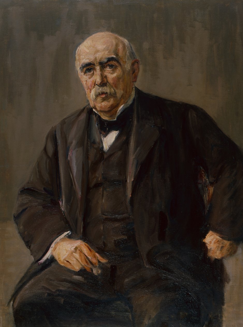 Porträtt av bankiren Eugen Gutmann (olja på duk) av Max Liebermann