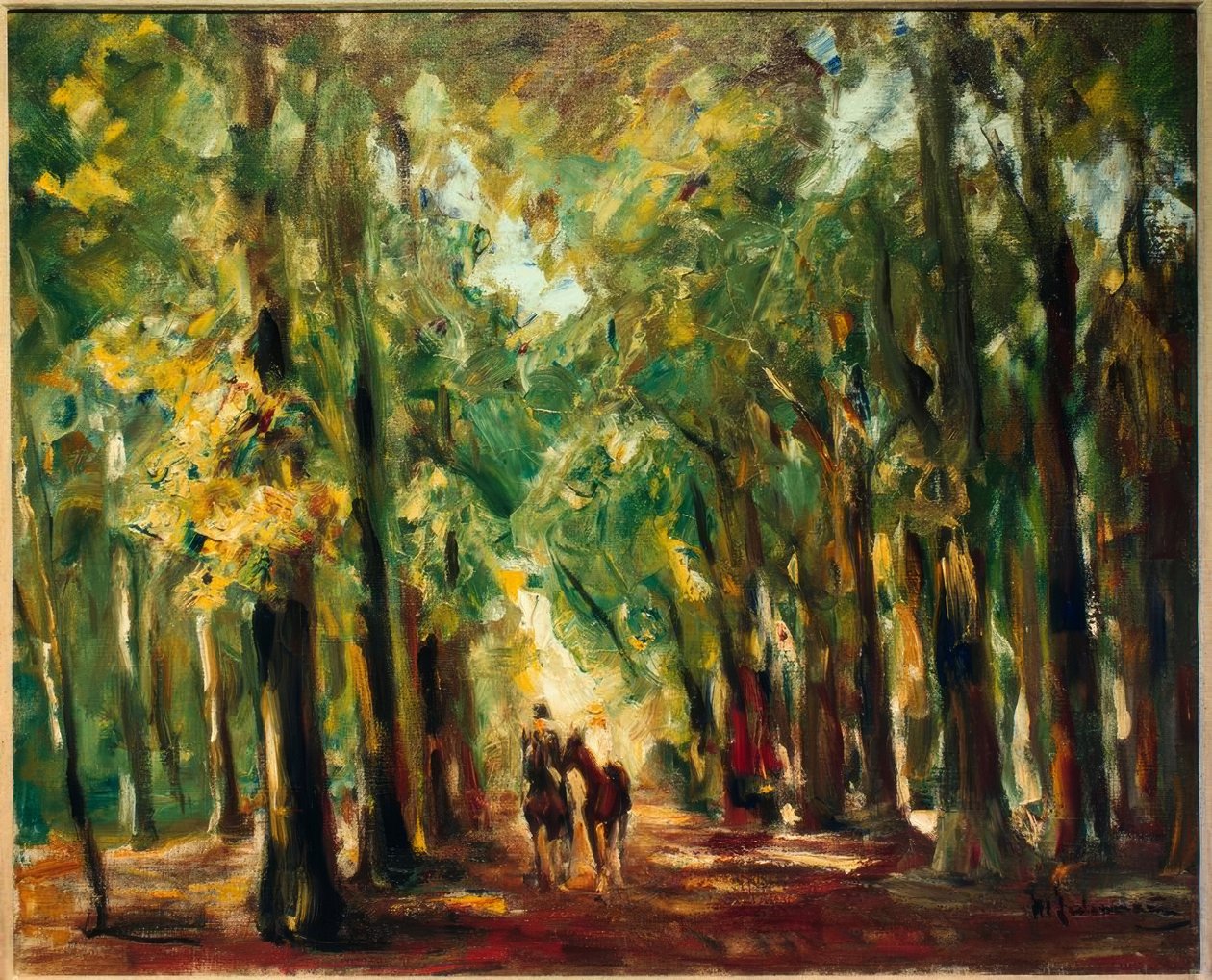 Ryttare i djurparken av Max Liebermann