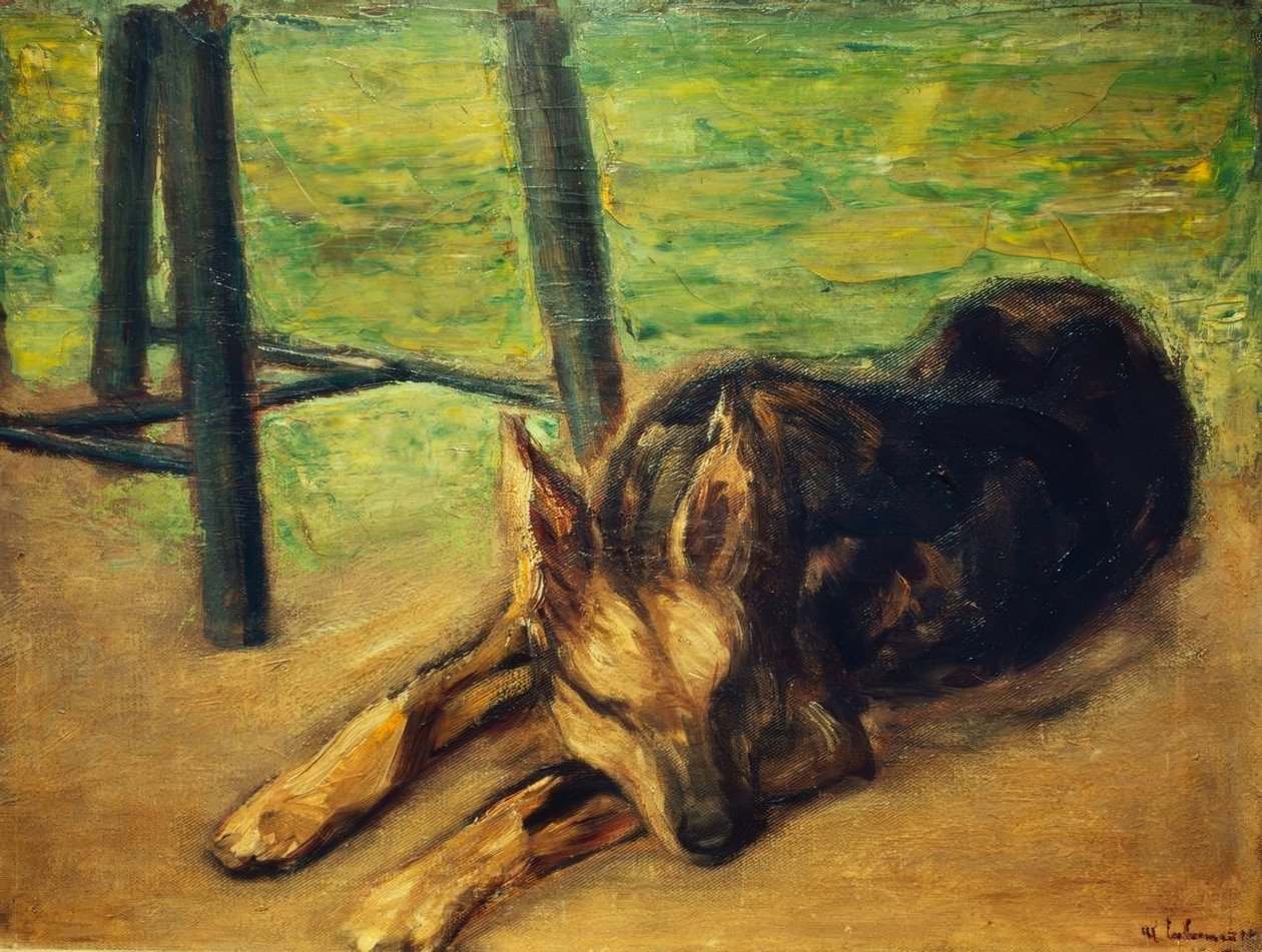 Sovande schäfer av Max Liebermann
