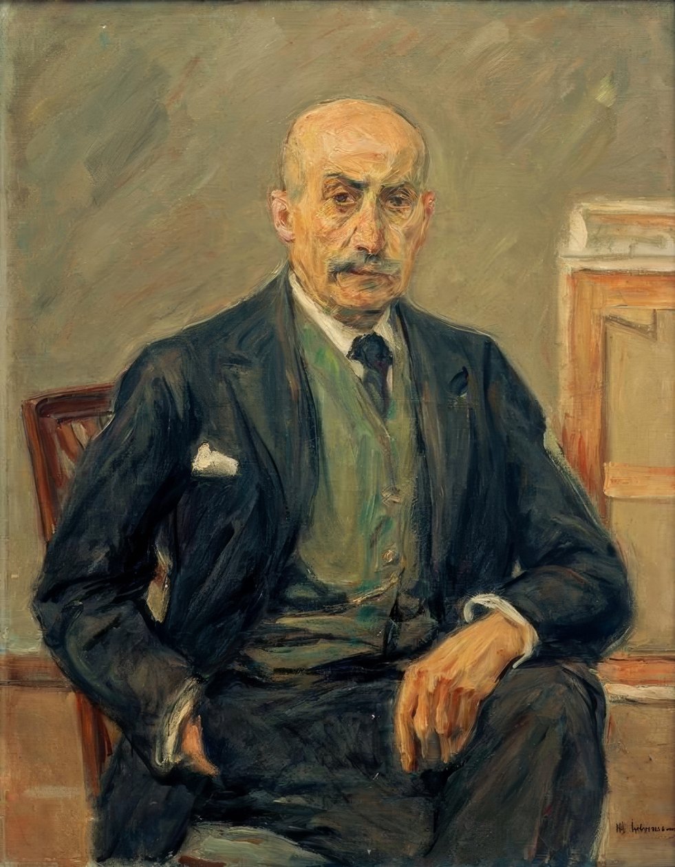 Självporträtt av Max Liebermann