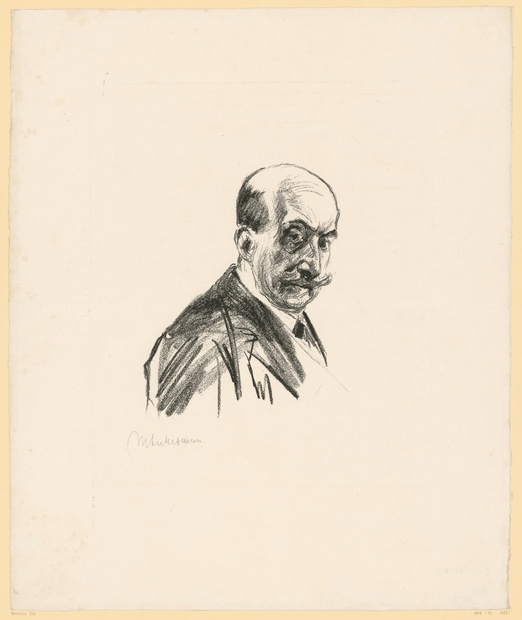 Självporträtt av Max Liebermann