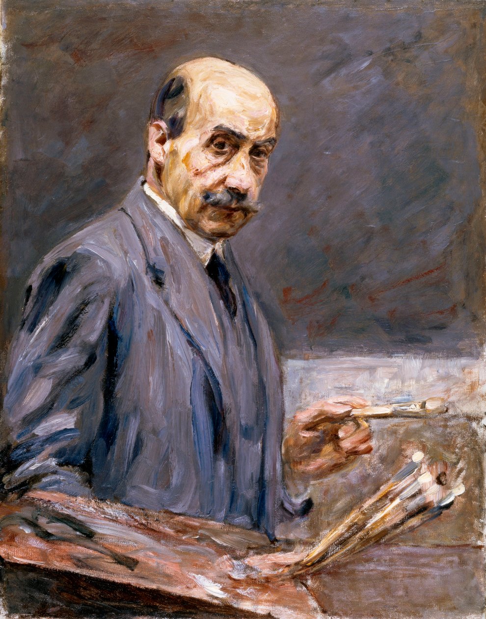 Självporträtt, 1911-12 av Max Liebermann