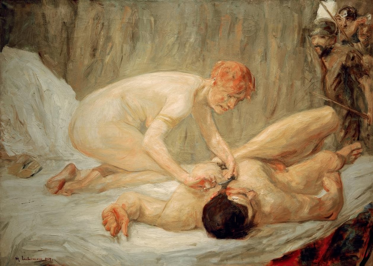 Simson och Delila av Max Liebermann
