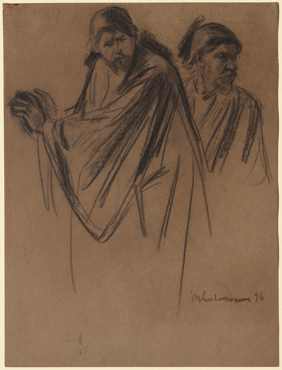 Studier för Sankt Paulus på väg till Damaskus, 1896. av Max Liebermann