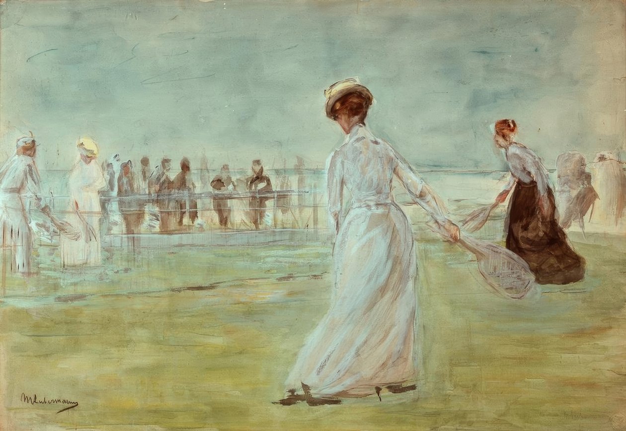 Tennisspelare av Max Liebermann
