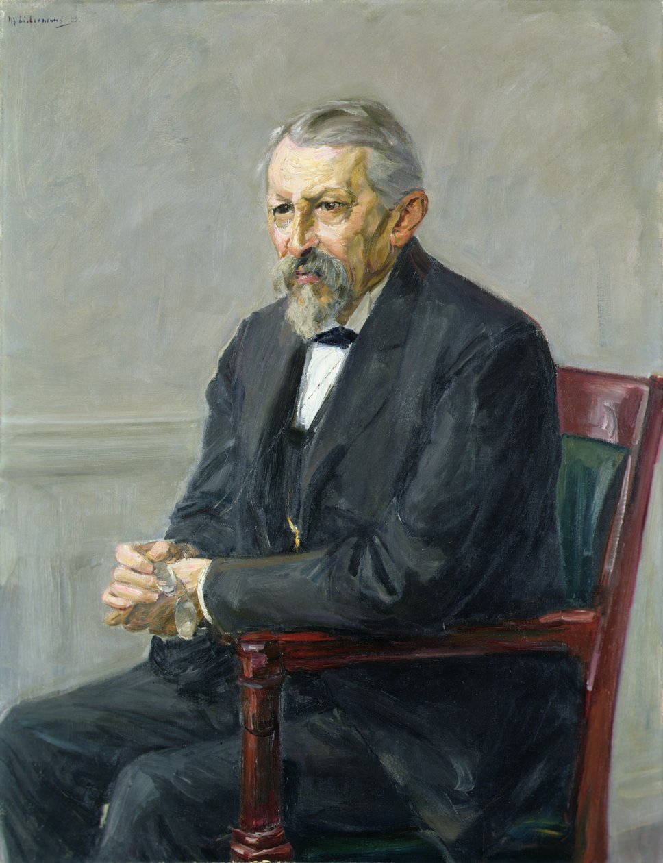 Naturvetaren, Hermann Strebel (1834-1914) 1905 (olja på duk) av Max Liebermann