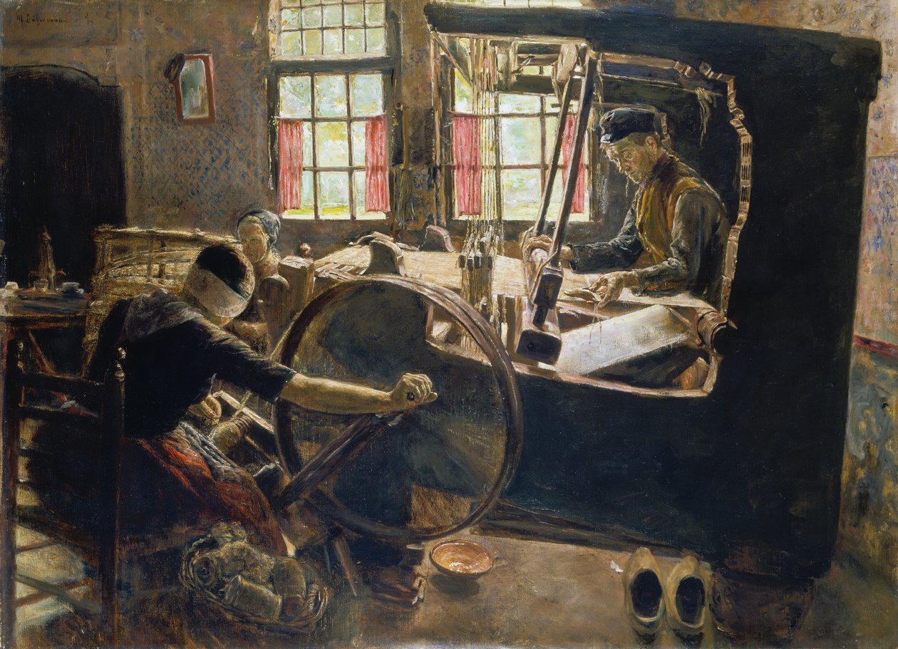 Vävaren av Max Liebermann