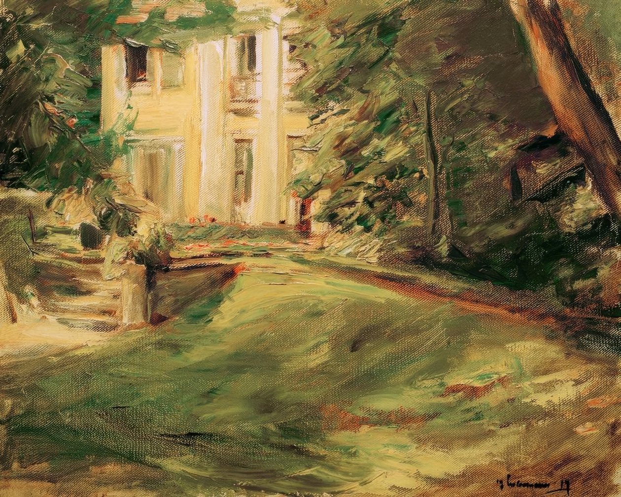 Wannsee trädgård av Max Liebermann