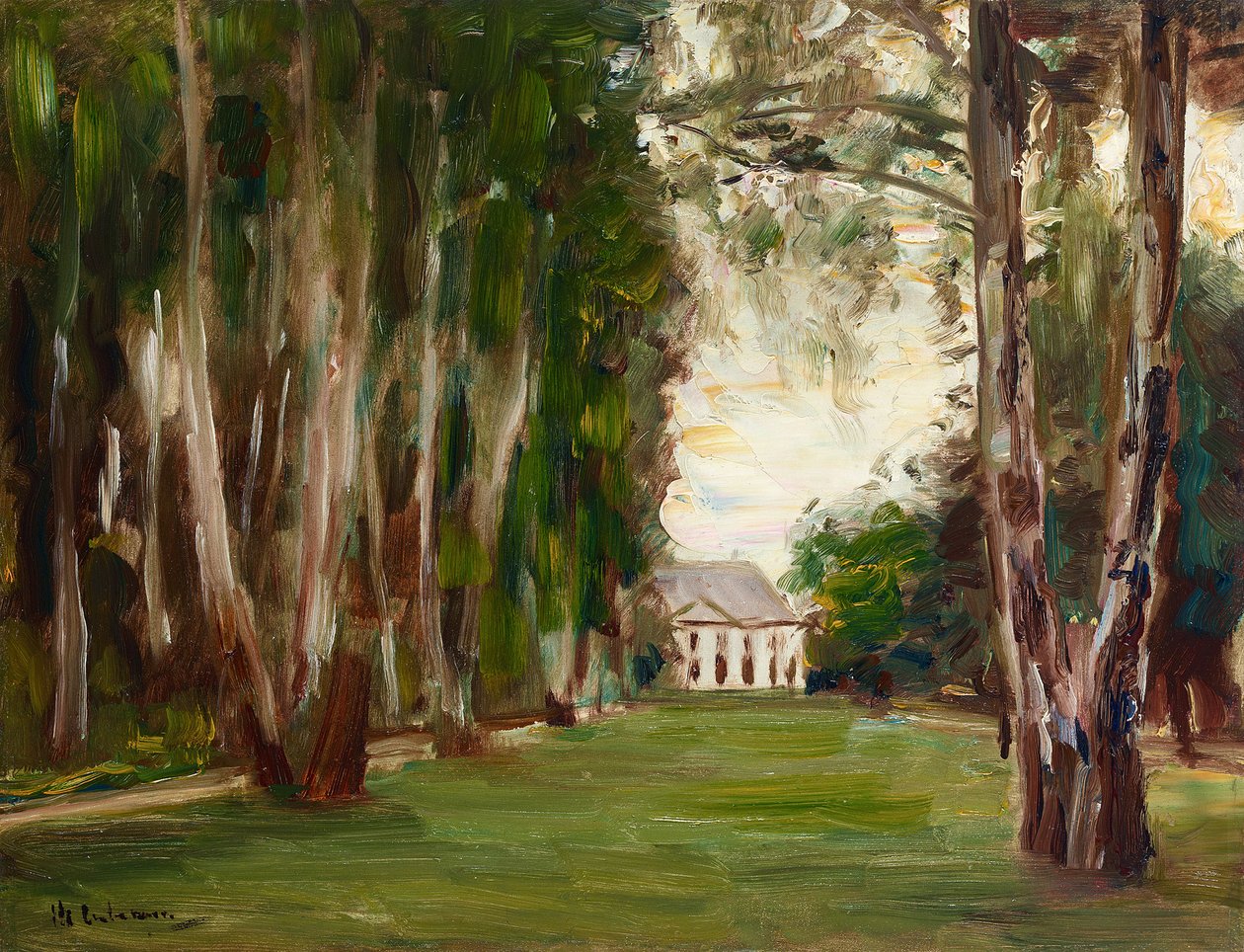 Wannseegården med villa av Max Liebermann
