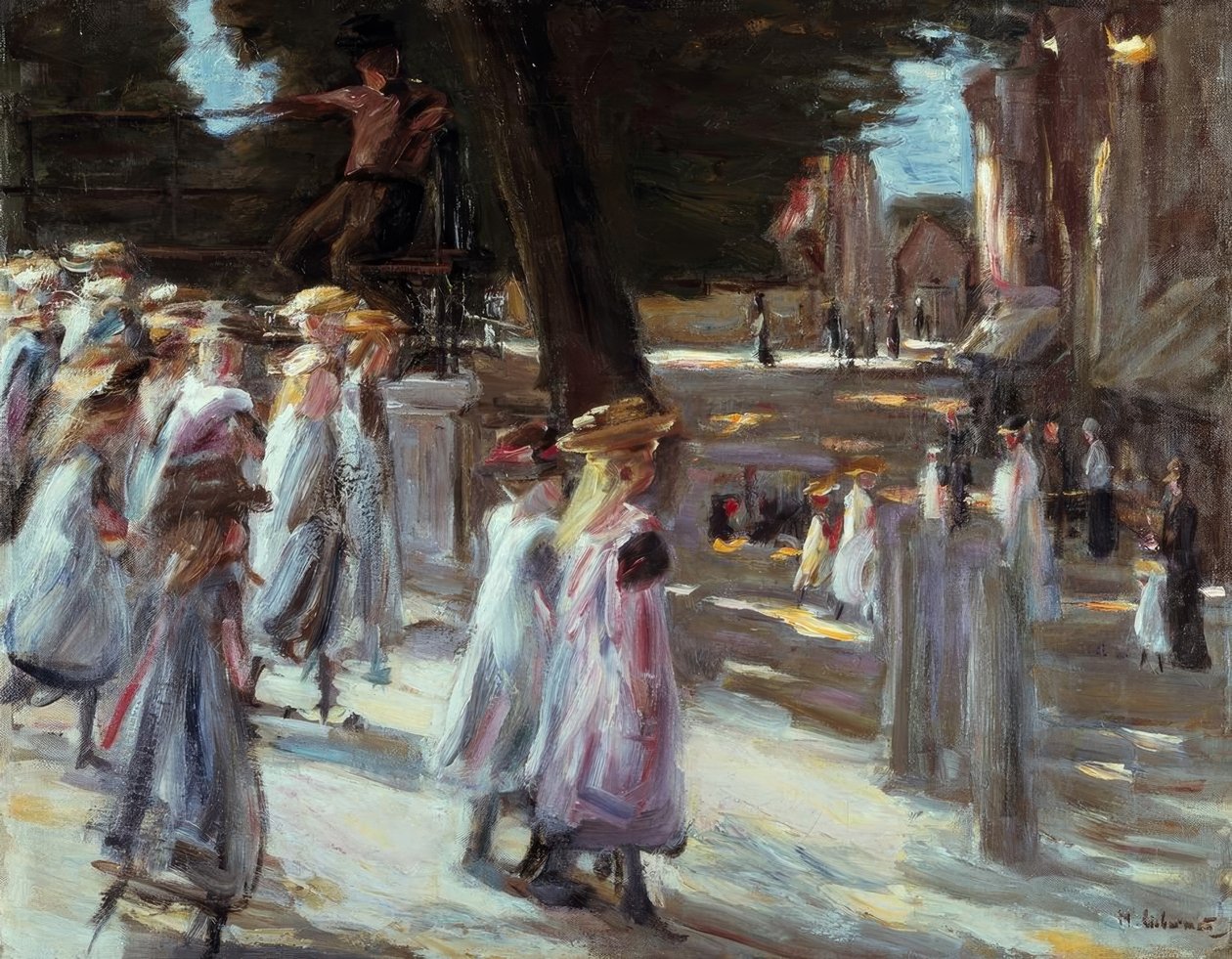 Vägen till skolan i Edam av Max Liebermann