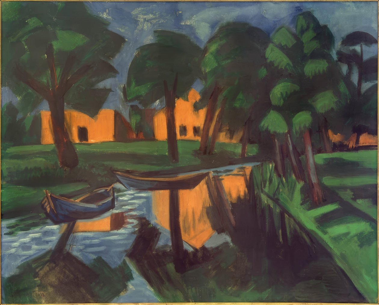 Vid floden av Max Pechstein
