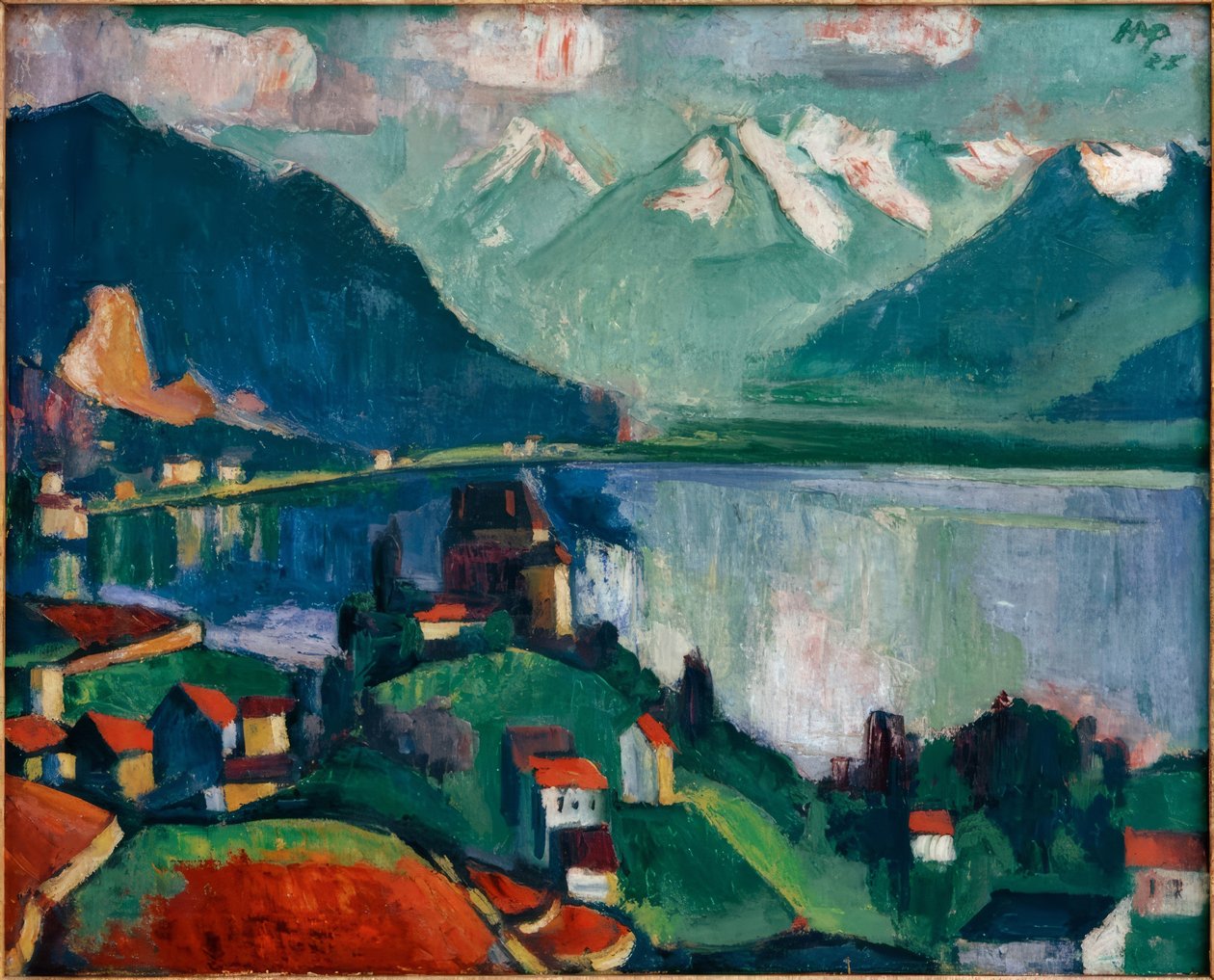 Vid Genèvesjön av Max Pechstein