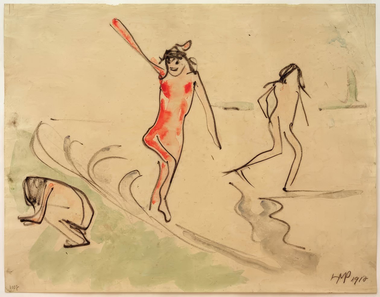 Vid sjön av Max Pechstein