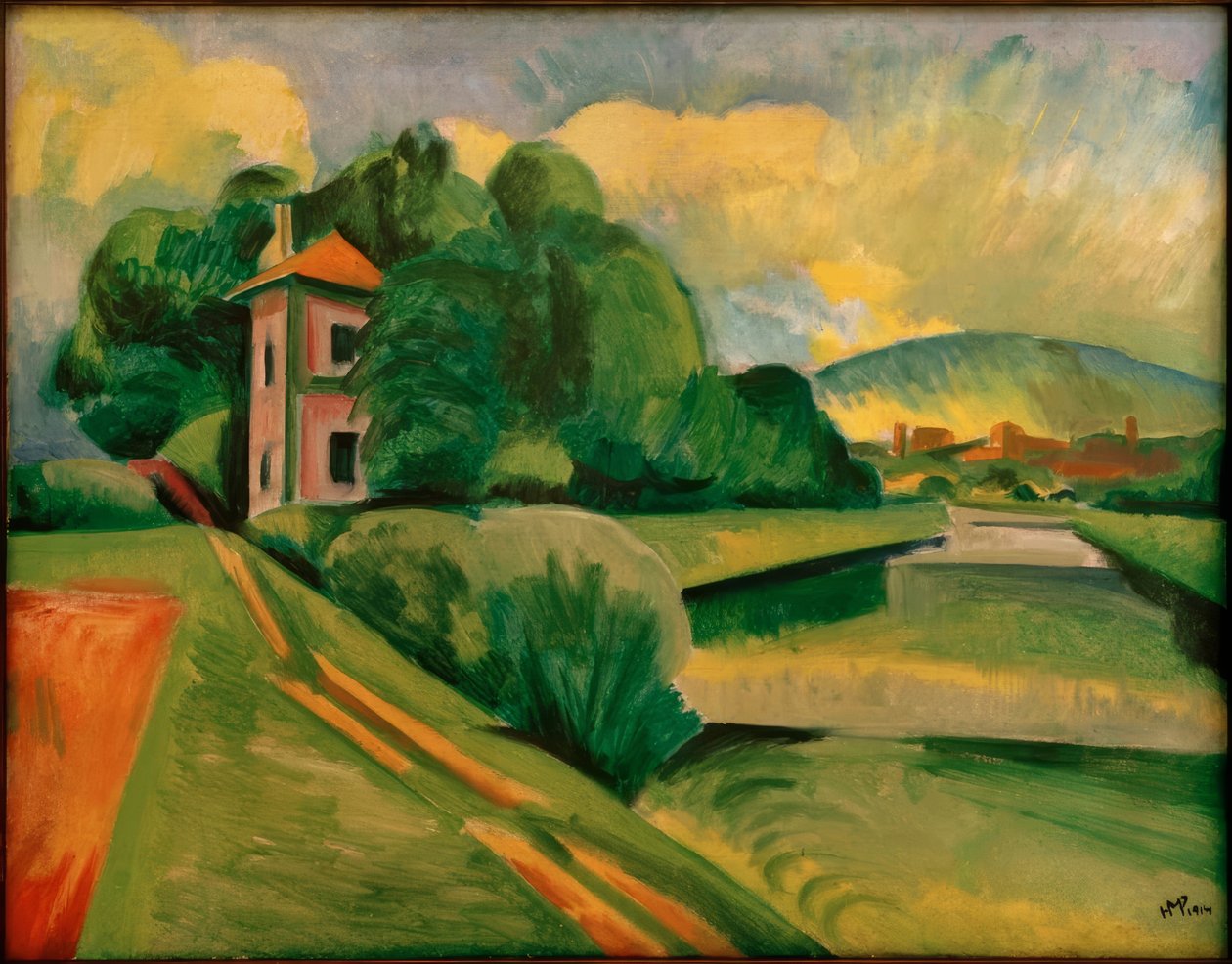 Vid Arnoflodens strand av Max Pechstein
