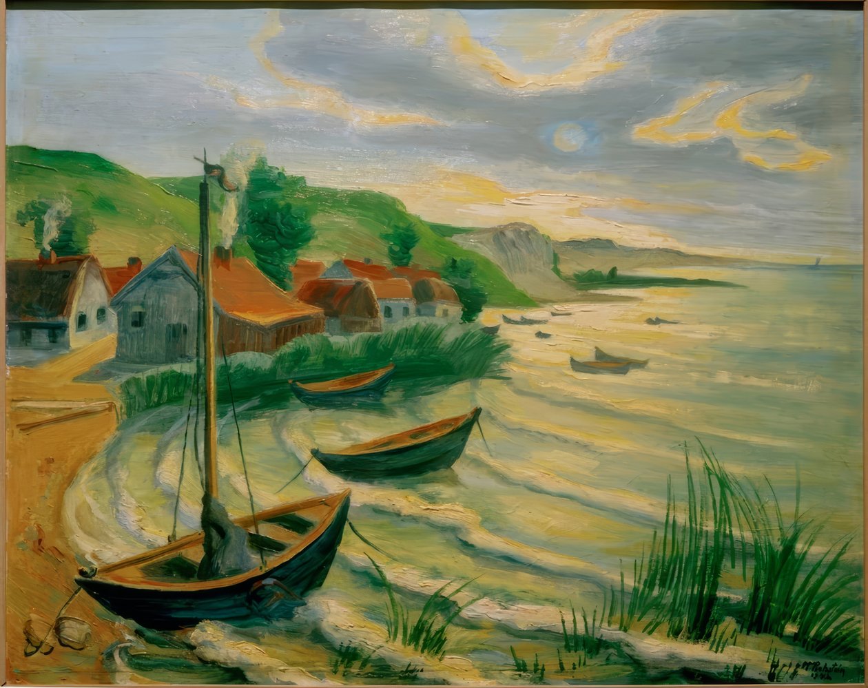 Vid den friska viken av Max Pechstein