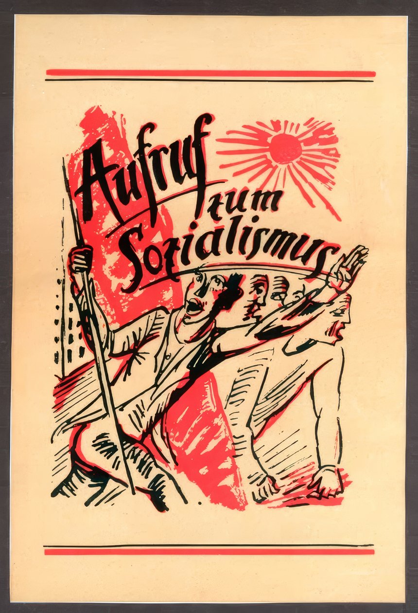 Uppmaning till socialism av Max Pechstein