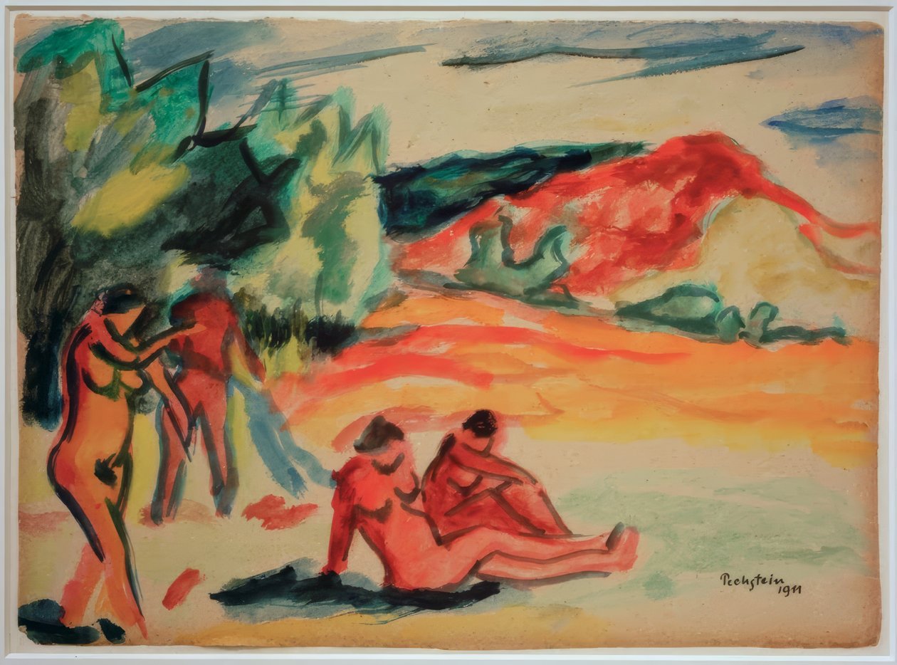 Bad av Max Pechstein