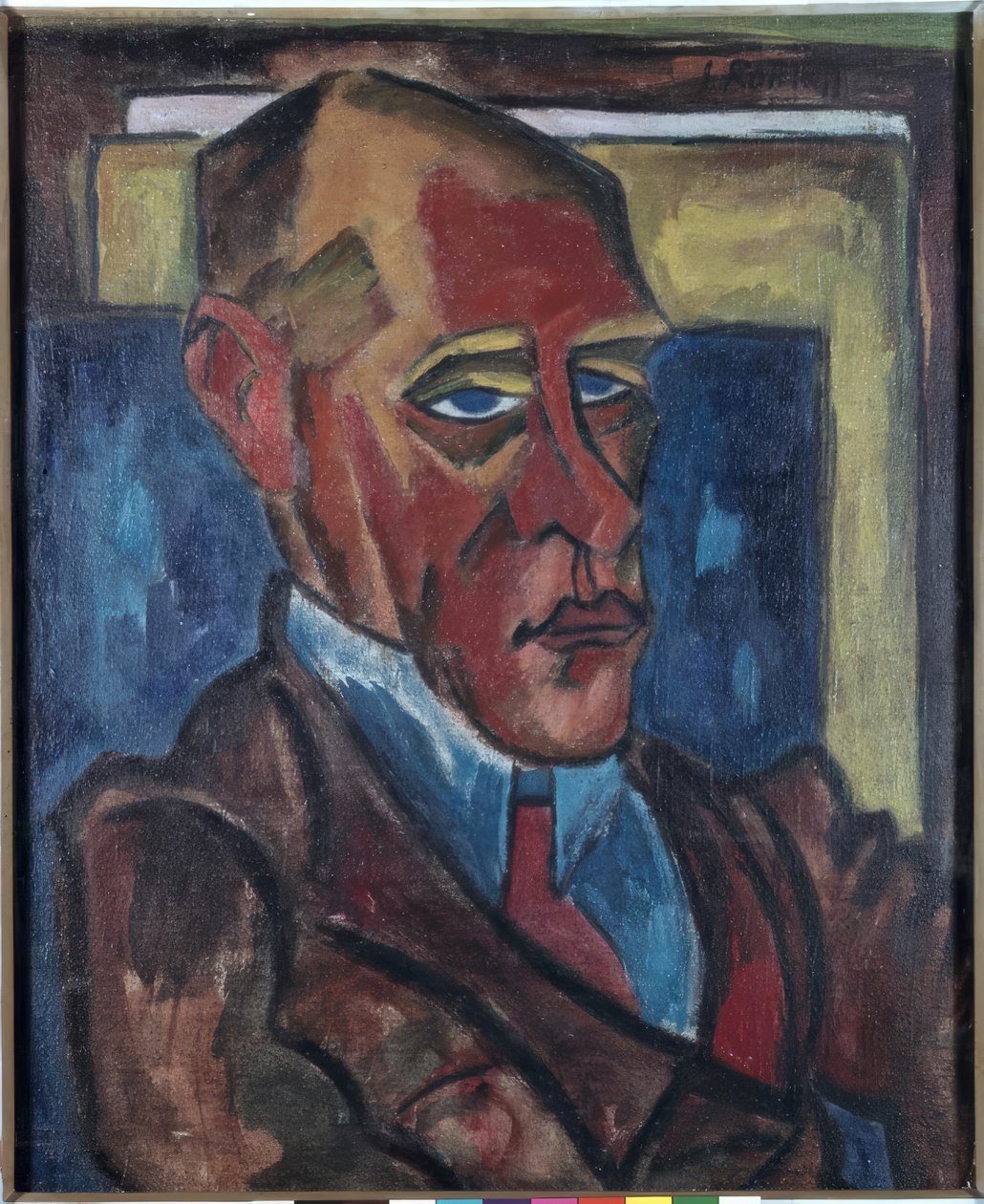 porträtt av Max Pechstein