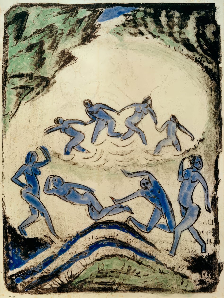 Dansen av Max Pechstein