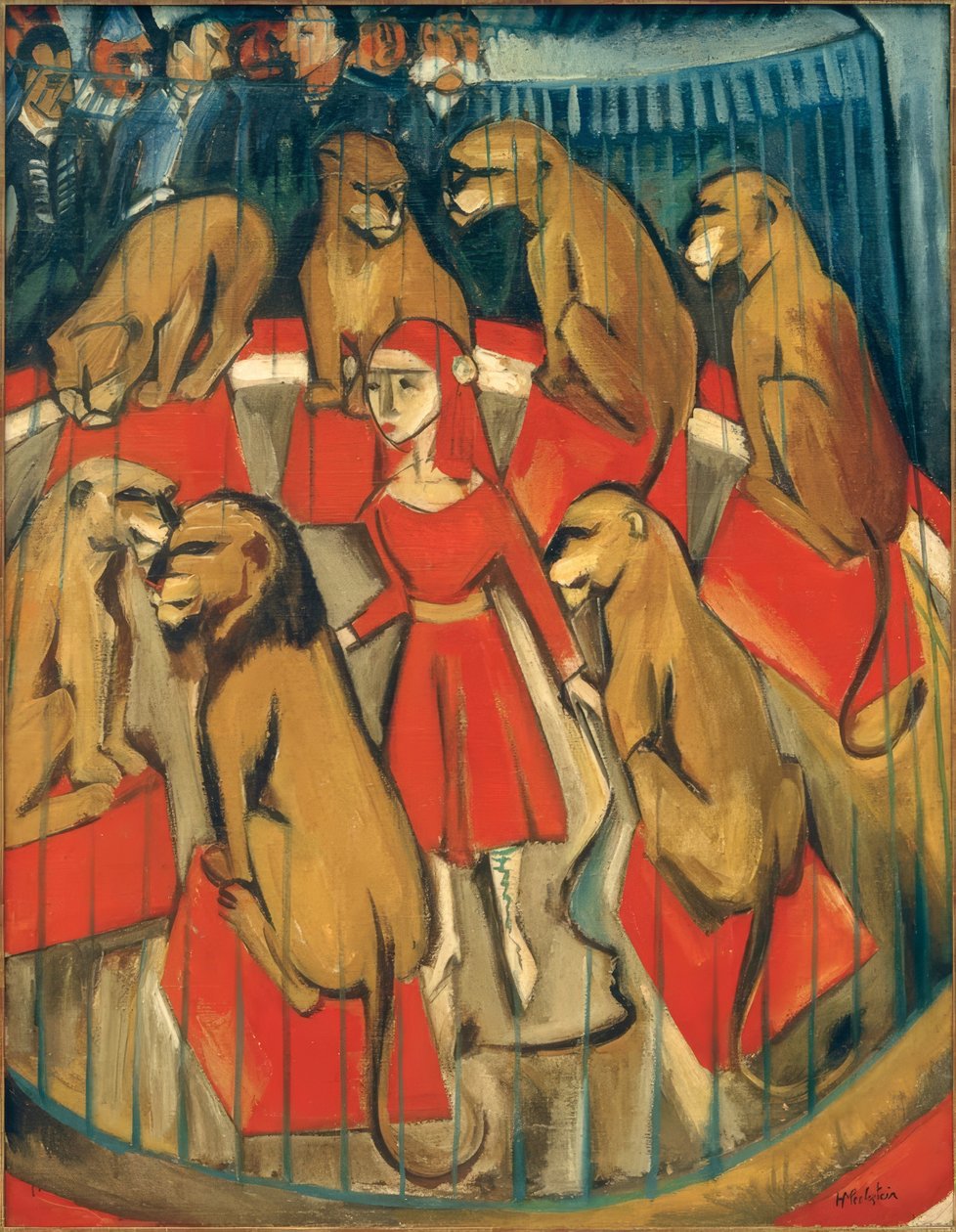 Lövtämjaren av Max Pechstein