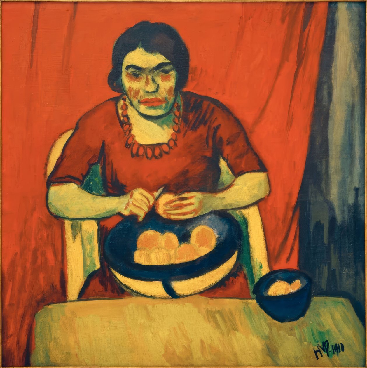 Apelsinskalet av Max Pechstein