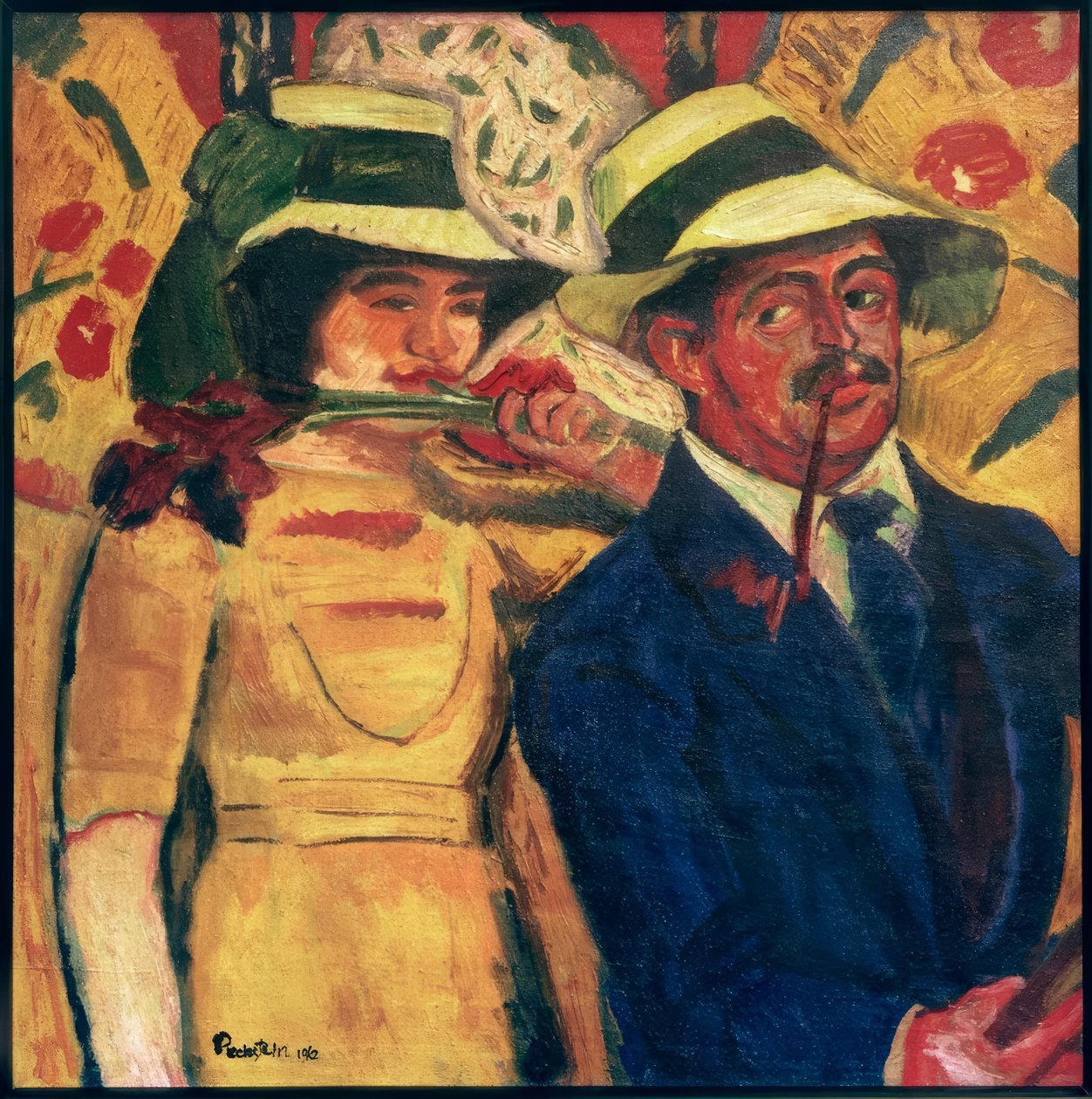 dubbelporträtt av Max Pechstein