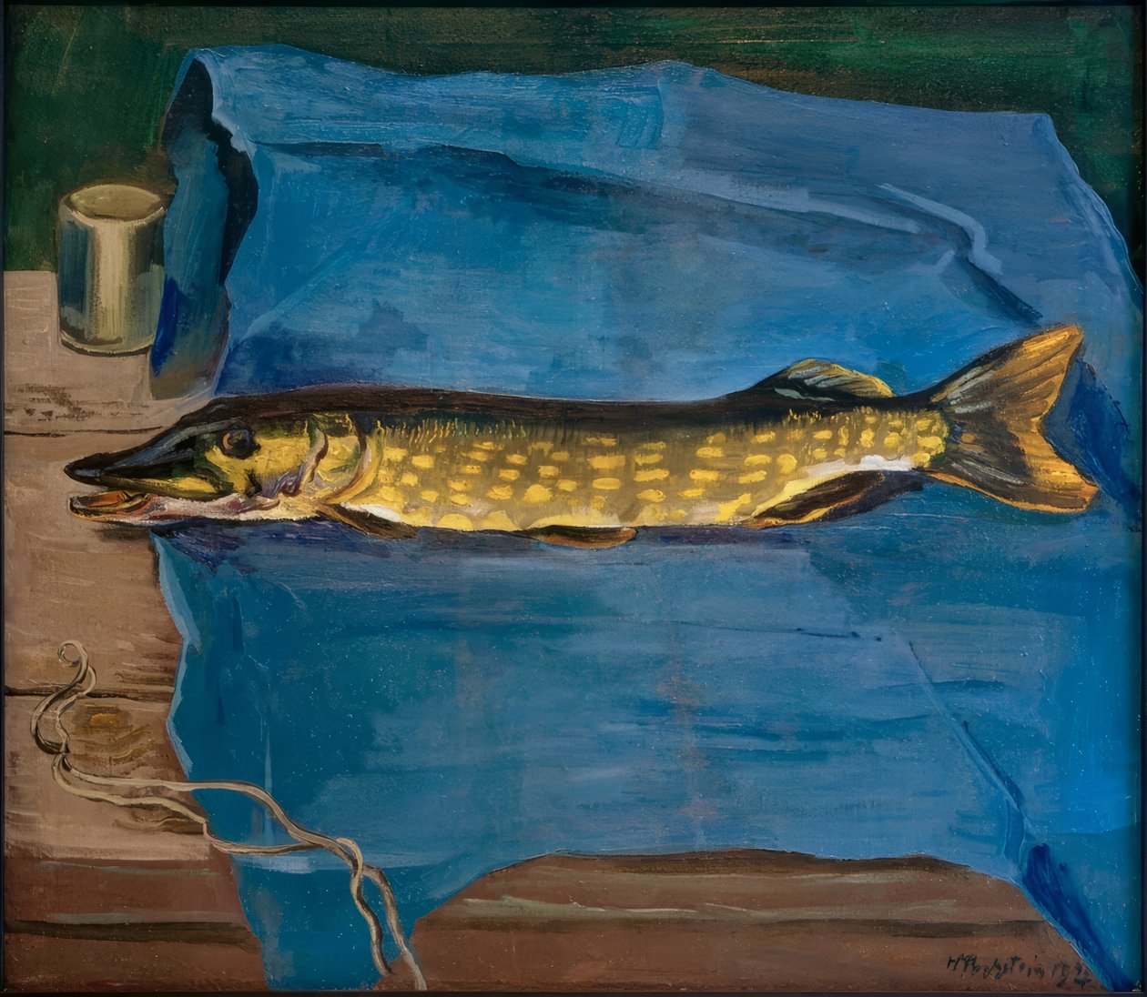 En gädda av Max Pechstein