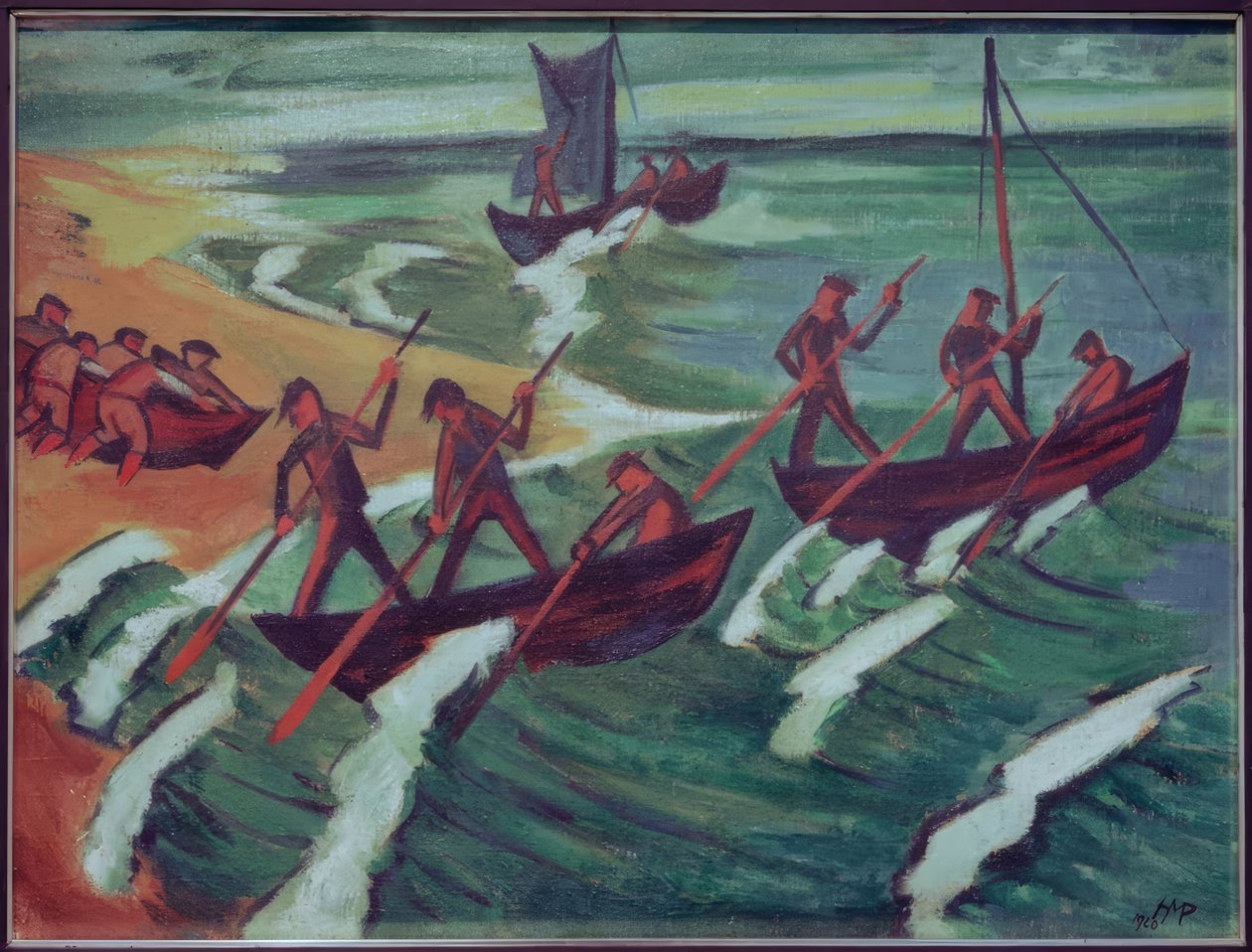 fiskare av Max Pechstein