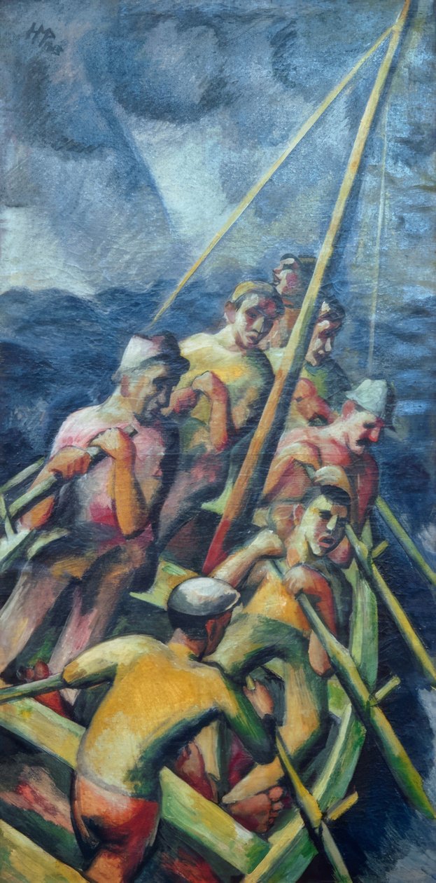 fiskebåt av Max Pechstein