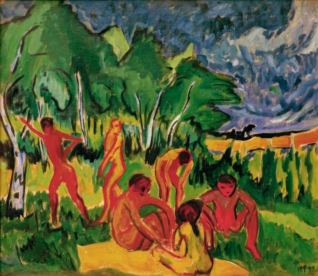 friluft av Max Pechstein