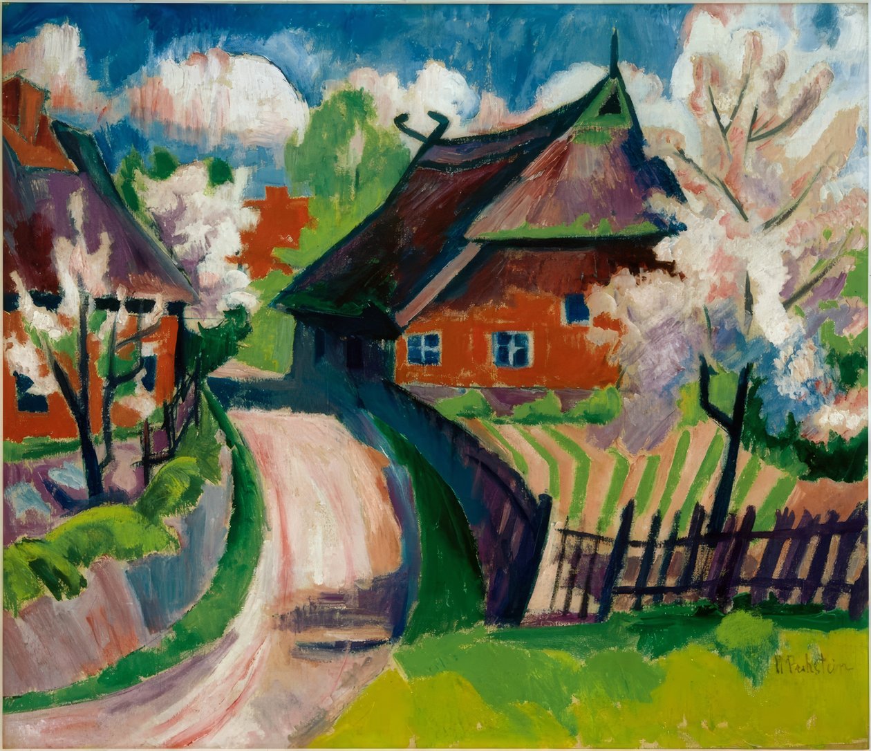 Vårblomning I av Max Pechstein