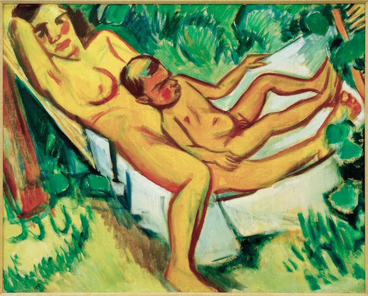 Hängmatta I av Max Pechstein