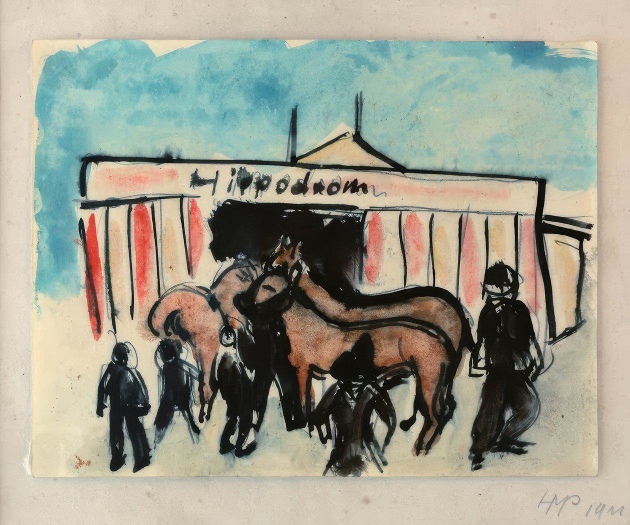 Hippodrom av Max Pechstein