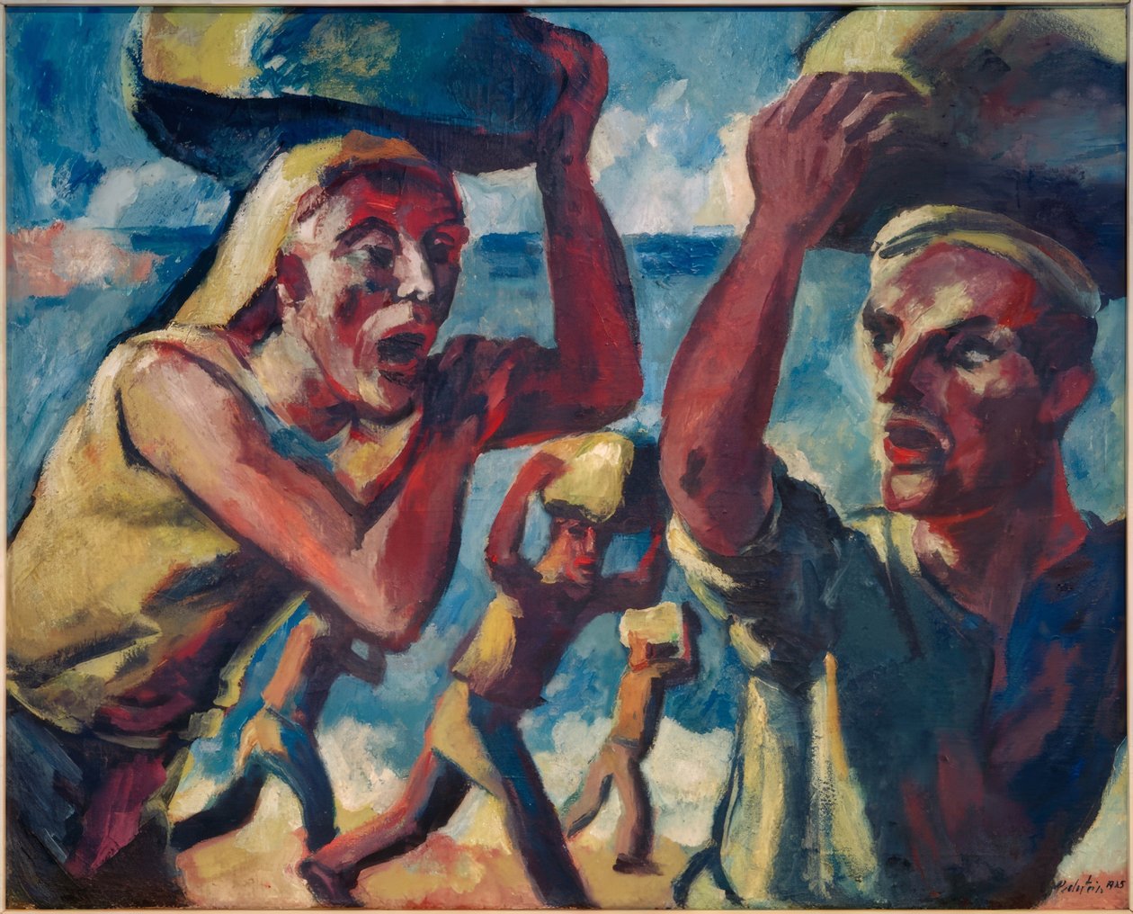 Italienska stenkärnor av Max Pechstein