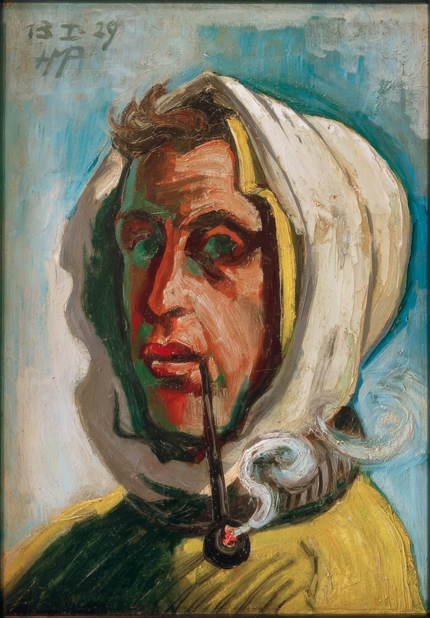 Krankes Selbstporträt von Max Pechstein