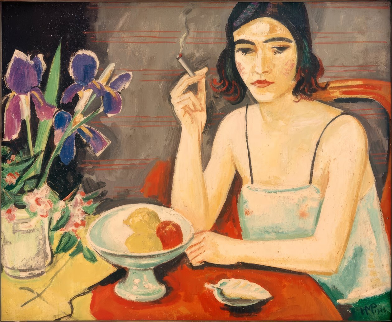 Modellpaus av Max Pechstein