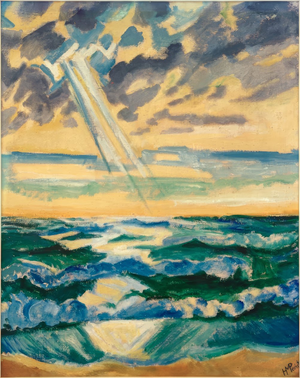 Eftermiddag vid havet av Max Pechstein