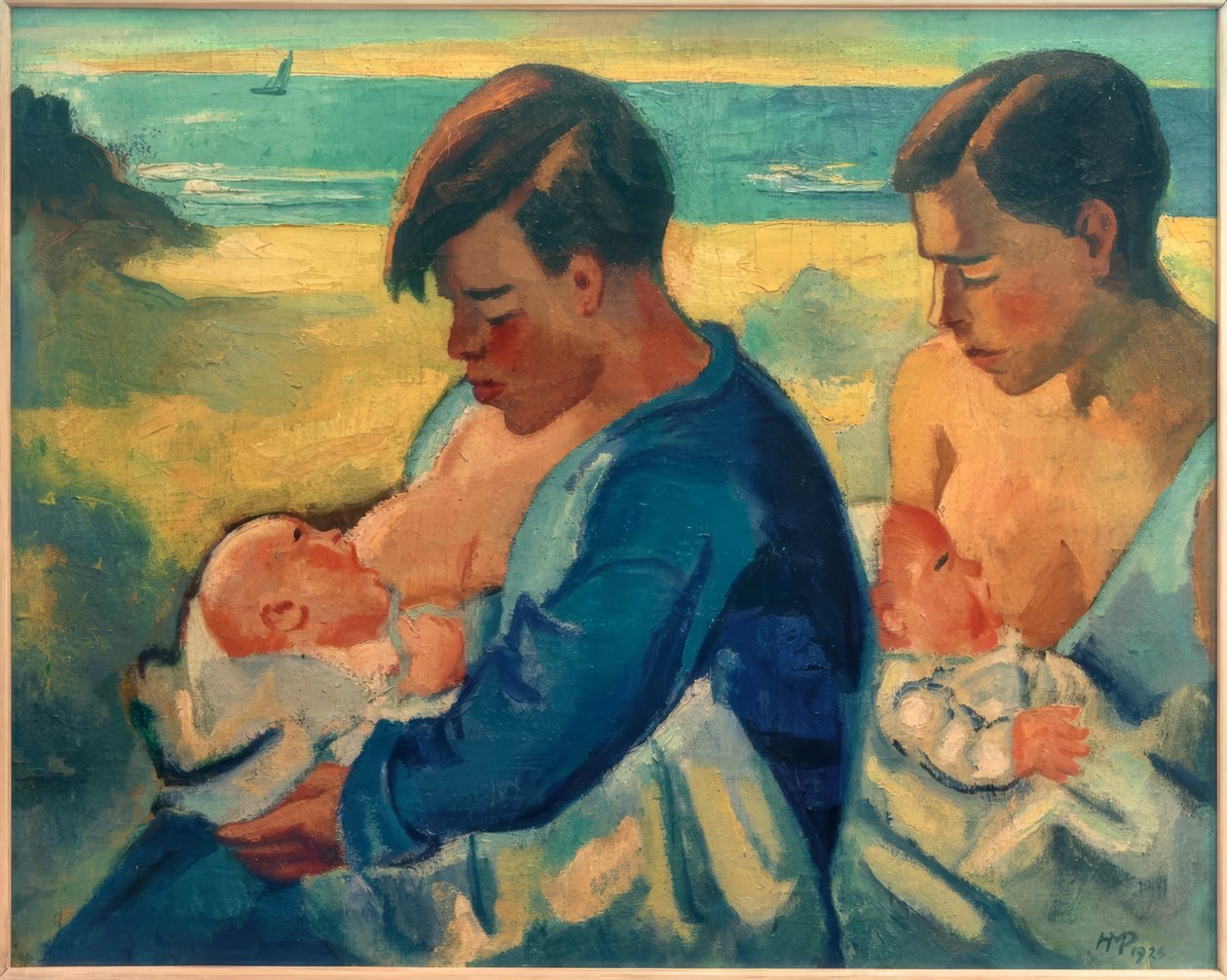 Närande mödrar av Max Pechstein