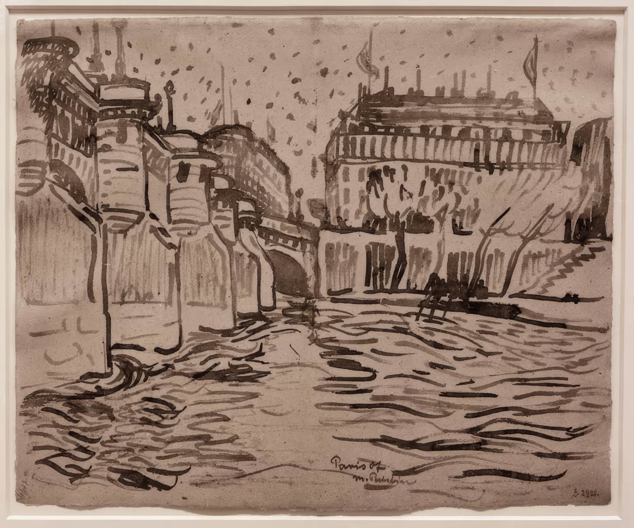 Paris, Pont Neuf av Max Pechstein