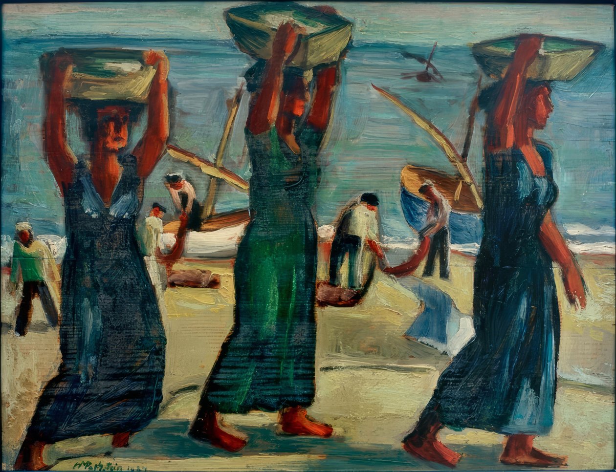 Sandträgerinnen von Max Pechstein