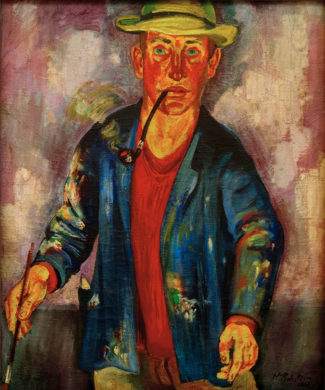 självporträtt av Max Pechstein