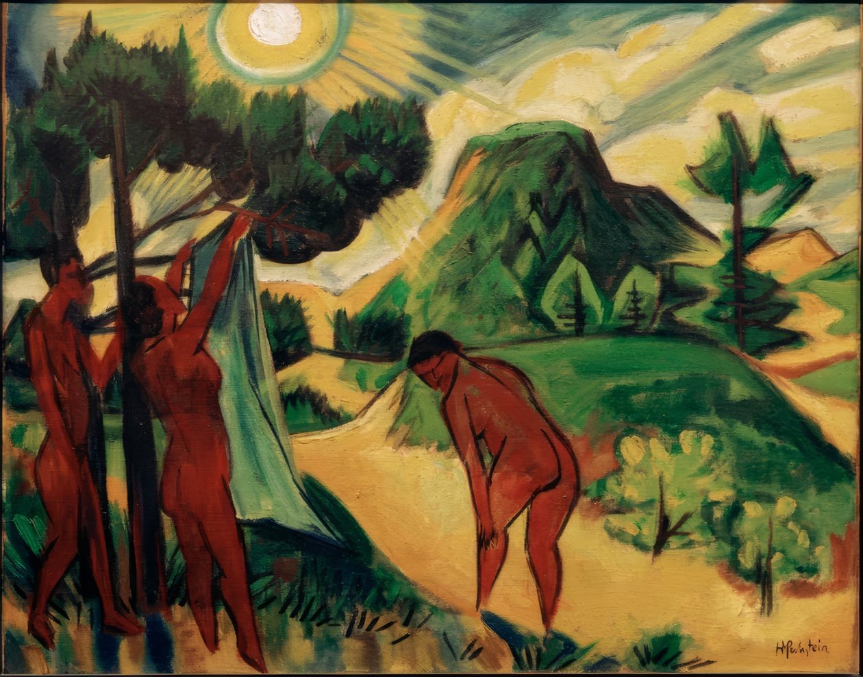 Sommar i Nidden av Max Pechstein