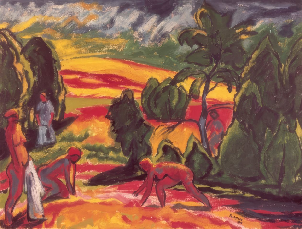 Sommardag av Max Pechstein