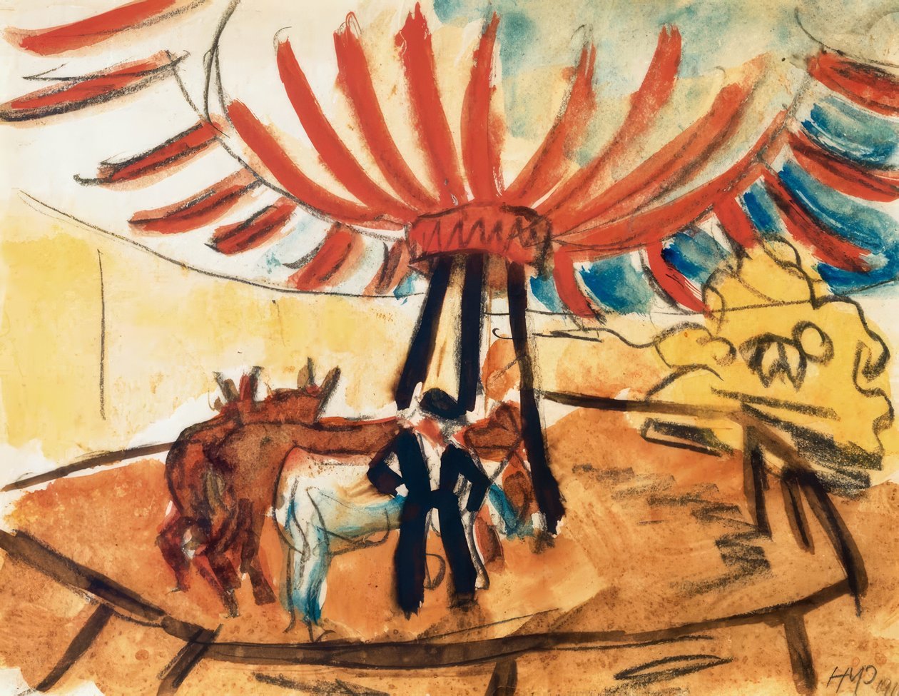 cirkus av Max Pechstein