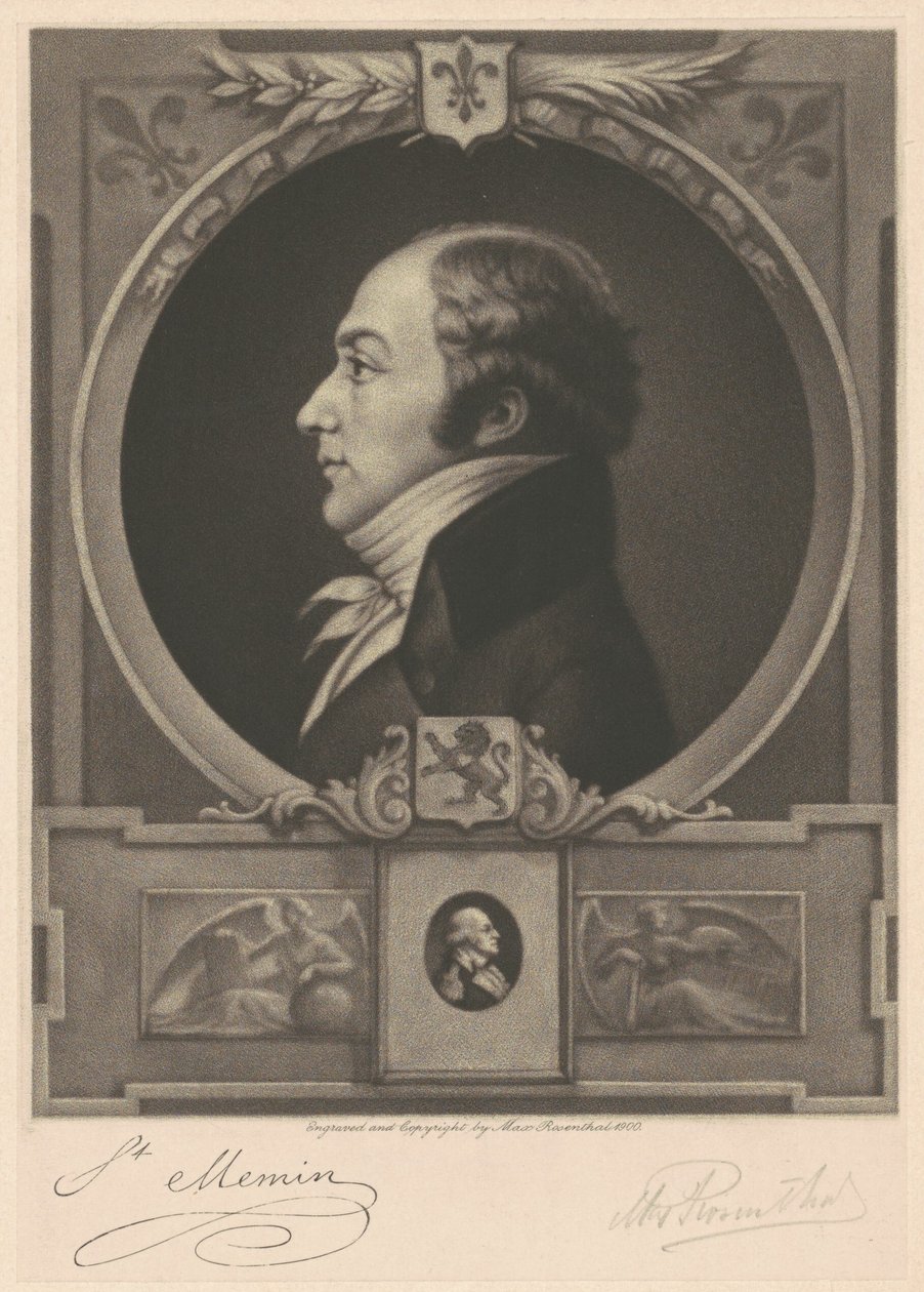 Charles Balthazar Julien Févret de Saint-Mémin av Max Rosenthal, after Charles B.J. Févret de Saint Mémin