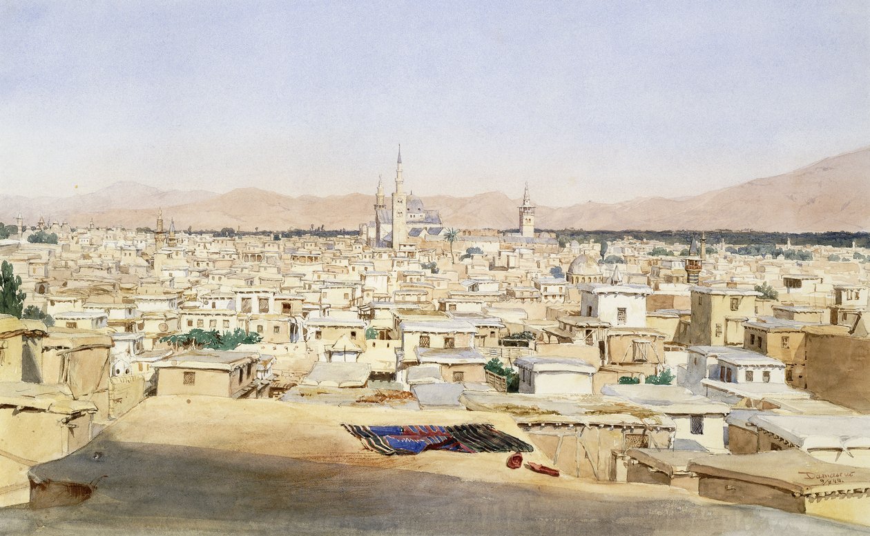 Damaskus, 1844 av Max Schmidt